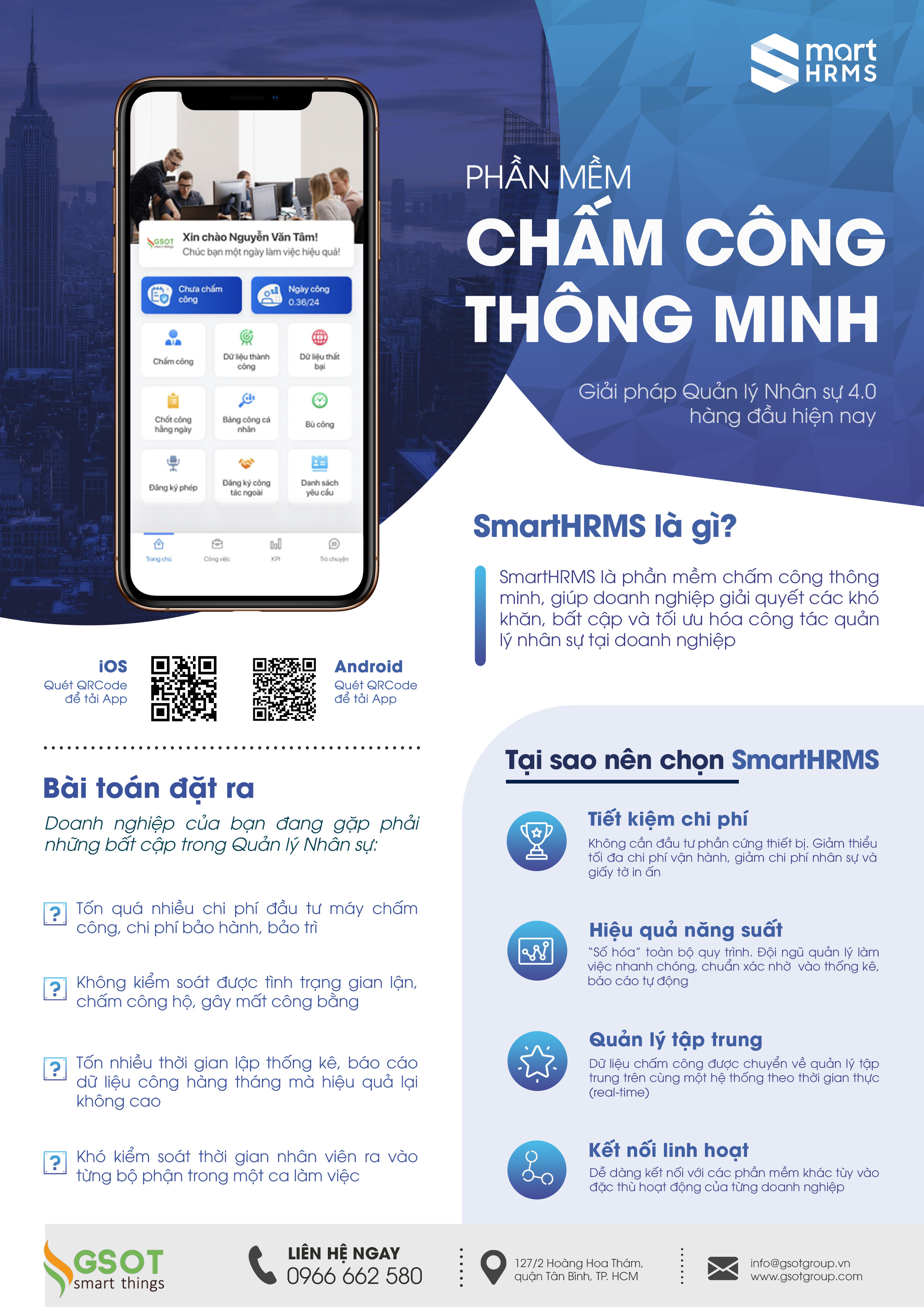 GSOT - Chấm công thông minh 4.0
